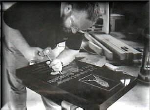 Der Meister bei der Arbeit