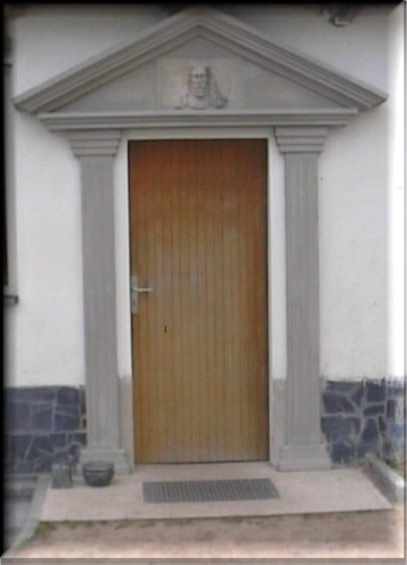 Eingang in Friedeburg